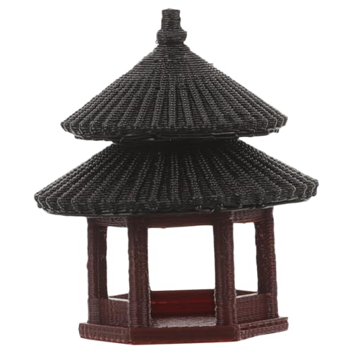 RORPOIR Aquarium Pavillon Deko Chinesischer Gartenpavillon Harz Ornament Farbbrillant für Fischbecken Micro Landschaft Bonsai Zubehör Outdoor Statuette RORPOIR Aquarium Pavillon Deko Chinesischer Gartenpavillon Harz Ornament Farbbrillant für Fischbecken Micro Landschaft Bonsai Zubehör Outdoor Statuette von RORPOIR
