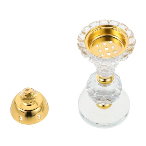 RORPOIR Arabischer Bakhoor Räucherstäbchenhalter aus Metall und Glas Eleganter Middle Eastern Duftbrenner für Büro und Zuhause Kompakter Transparenter Aromatherapie RORPOIR Arabischer Bakhoor Räucherstäbchenhalter aus Metall und Glas Eleganter Middle Eastern Duftbrenner für Büro und Zuhause Kompakter Transparenter Aromatherapie von RORPOIR
