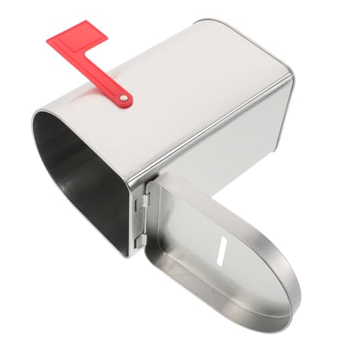 RORPOIR Briefkasten mit Flagge Metall Mailbox für Valentinstagskarten DIY Set für Schule und Klassenzimmer Vielseitige Postbox aus Metall für Vorschulkinder von RORPOIR