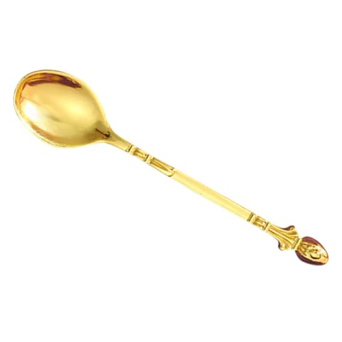 RORPOIR Eleganter Mini-Rührlöffel in Gold Vorspeisenlöffel Probierlöffel zum Frühstück RORPOIR Eleganter Mini-Rührlöffel in Gold Vorspeisenlöffel Probierlöffel zum Frühstück von RORPOIR