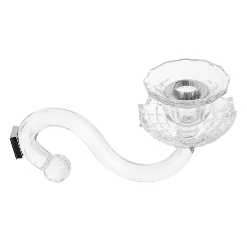 RORPOIR Europäischer Kristall-Glas Kerzenleuchter Arm Mehrarmiger Ersatzhalter Stabiler Glashalter für Vintage Kerzenhalter Reparatur Eleganter Ersatzarm Zubehör für Kerzenleuchter RORPOIR Europäischer Kristall-Glas Kerzenleuchter Arm Mehrarmiger Ersatzhalter Stabiler Glashalter für Vintage Kerzenhalter Reparatur Eleganter Ersatzarm Zubehör für Kerzenleuchter von RORPOIR