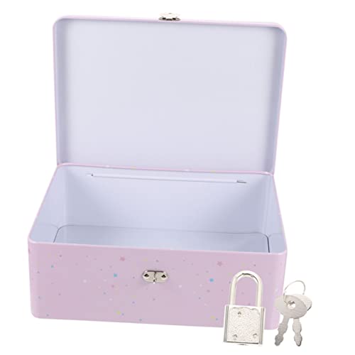 RORPOIR Dekorative Blechbox Mit Schloss Für Schmuck Und Kleine Gegenstände Vintage Aufbewahrungsbehälter Für Schreibtisch Und Praktische Organizer-lösung Mittlerer von RORPOIR