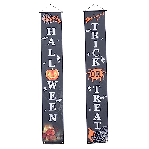 RORPOIR Halloween Türbanner Deko Teiliges Front Door Banner mit Halloween Türvorhang Wetterfeste Porch Hängedekoration für Gruselige Festtagsdekoration für Haustür und Fenster RORPOIR Halloween Türbanner Deko Teiliges Front Door Banner mit Halloween Türvorhang Wetterfeste Porch Hängedekoration für Gruselige Festtagsdekoration für Haustür und Fenster von RORPOIR