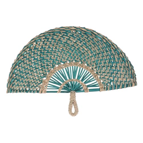 RORPOIR Handgefertigter Chinesischer Strohfächer Halbrund Natürlicher Handgeflochtener Wandfächer Vintage-boho-dekor Leichter Sommerlüfter Rustikale Wandkunst für Zuhause und RORPOIR Handgefertigter Chinesischer Strohfächer Halbrund Natürlicher Handgeflochtener Wandfächer Vintage-boho-dekor Leichter Sommerlüfter Rustikale Wandkunst für Zuhause und von RORPOIR