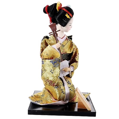 RORPOIR Japanische Geisha-Ornamente Geisha Mädchen Figur Kabuki Puppe Japanisch Heimdekorationsprodukte Japanische Desktop-Dekorationen Desktop-Geschenke Schreibtisch Harz Sache von RORPOIR