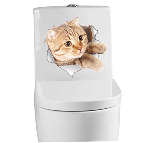 RORPOIR Katzen-toilettensitz-aufkleber Abnehmbar Für Badezimmer Heimdekoration Pvc-wandaufkleber Kawaii Design RORPOIR Katzen-toilettensitz-aufkleber Abnehmbar Für Badezimmer Heimdekoration Pvc-wandaufkleber Kawaii Design von RORPOIR