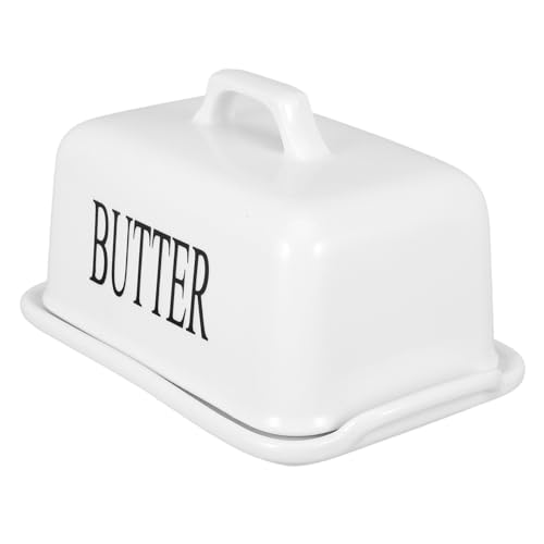 RORPOIR Keramische Butterdose mit Deckel Eleganter Butterbehälter für Theke zur Aufbewahrung von Butter und Käse Multifunktional für Gewürze und Snacks Große Kapazität Design RORPOIR Keramische Butterdose mit Deckel Eleganter Butterbehälter für Theke zur Aufbewahrung von Butter und Käse Multifunktional für Gewürze und Snacks Große Kapazität Design von RORPOIR