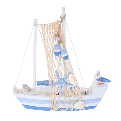 RORPOIR Mediterranes -segelboot- Mit Meervogel- Für Strand Und - Handgefertigtes Für Tisch Und RORPOIR Mediterranes -segelboot- Mit Meervogel- Für Strand Und - Handgefertigtes Für Tisch Und von RORPOIR