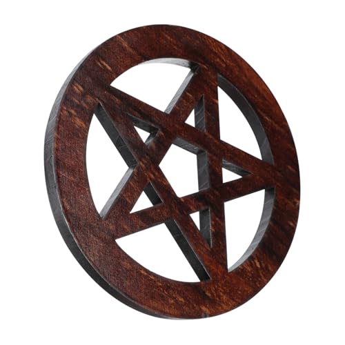 RORPOIR Handgemachte Hölzerne Pentagramm Altar Fliesen Stern Muster Sichere von RORPOIR
