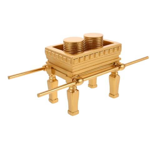 RORPOIR Religiöse Ornamente Religiöse Tischdekoration Spirituelle Festivaldekoration Geistliches Gedenkgeschenk Altargebetendekoration Gebetsschreibtisch Ornament Gebetsdekor Golden Harz von RORPOIR