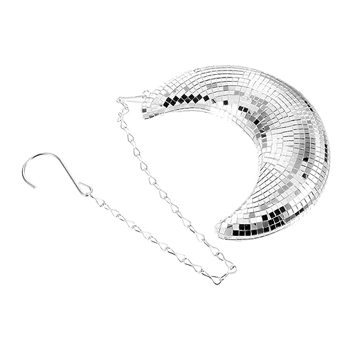 RORPOIR Hängende Discokugel Mond Dekoration Spiegel-discokugel Hängedekor Wandbehang Heimdekoration Wanddekoration Mondornament Hängedekor Für Hochzeiten Heimdekor RORPOIR Hängende Discokugel Mond Dekoration Spiegel-discokugel Hängedekor Wandbehang Heimdekoration Wanddekoration Mondornament Hängedekor Für Hochzeiten Heimdekor von RORPOIR