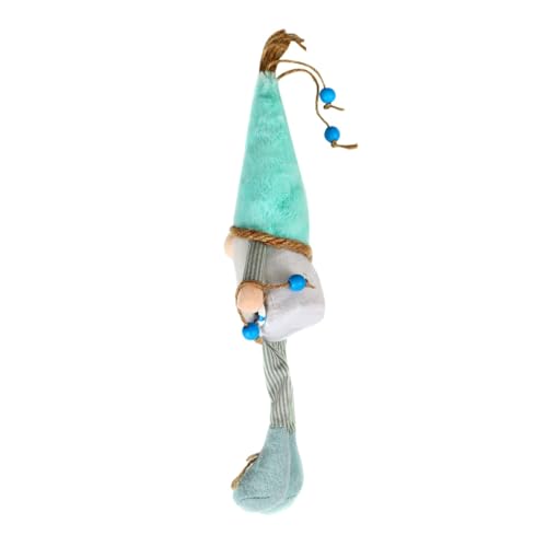 RORPOIR Sommerwichtel Dekoration Plüsch Rudolph Puppe mit Langem Bein Handgefertigte Meeresstil Figur für Party und Fenster Romantische Darstellung Vielseitig für Tisch Schrankdeko von RORPOIR
