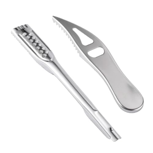 RORPOIR Stainless Steel 1 Satz 2St multifunktionswerkzeug Schaber für Fischschuppen Fischhautreiniger Fischschaber Fischschuppen entfernen Den Fisch entkalken Fischschuppenbürste Inoxlm RORPOIR Stainless Steel 1 Satz 2St multifunktionswerkzeug Schaber für Fischschuppen Fischhautreiniger Fischschaber Fischschuppen entfernen Den Fisch entkalken Fischschuppenbürste Inoxlm von RORPOIR