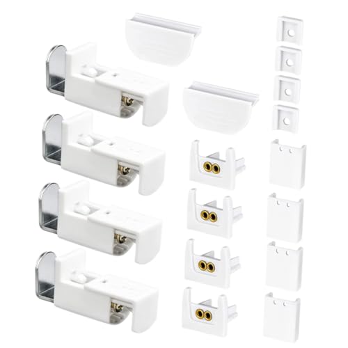 RORPOIR Teiliges Plissee Faltrollo Befestigungsset Robuste und Wiederverwendbare Halterungen Einfache Montage Kompatibel mit Plissee und Rollosystemen Vielseitiges Gardinenzubehör für von RORPOIR