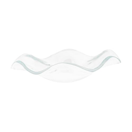 RORPOIR Ersatzglasschale Transparent Gewellt Für Wachswärmerschale Schmelzschale Ätherische Öle Aromatherapie Kerzenwärmerplatte von RORPOIR