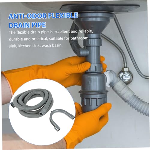 RORPOIR Waschmaschinenschlauch PVC Verlängerungsschlauch Zulaufschlauch Wasserschlauch U form Einfache Montage für Automatische Waschmaschinen Dicht Langlebig von RORPOIR