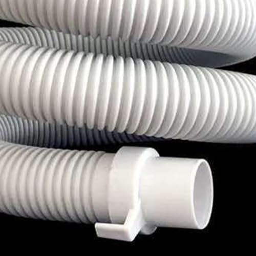 RORPOIR Waschmaschinenschlauch Verlängerung Ablaufschlauch Druckfest Robust für Vollautomatisch Weiß von RORPOIR