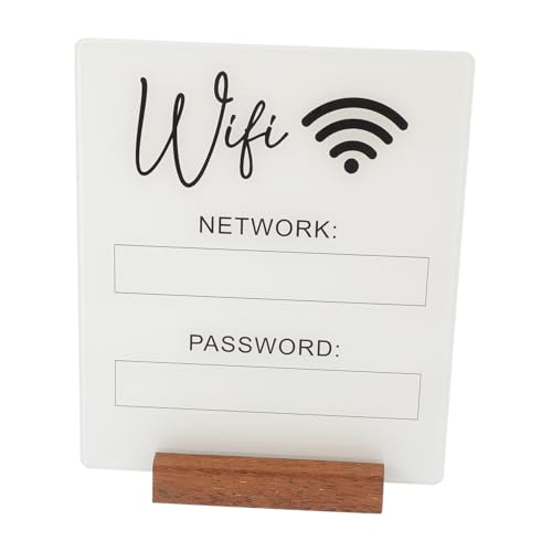 RORPOIR Wifi Passwort Schild Transparent Wifi Passwort Anzeige für Gästezimmer Büro Restaurant Home Dekoration Freistehend Vielseitig Einsetzbar RORPOIR Wifi Passwort Schild Transparent Wifi Passwort Anzeige für Gästezimmer Büro Restaurant Home Dekoration Freistehend Vielseitig Einsetzbar von RORPOIR