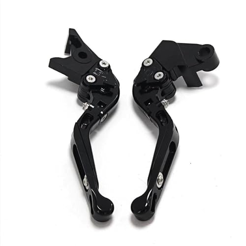 Bremshebel CNC Motorrad Ausziehbare Einstellbare Bremskupplungshebel Zubehör Für CB600F CB650F Für Hornet 2013 2012 2011 2010 2009 2008 2007(SCHWARZ) von RORVECQ