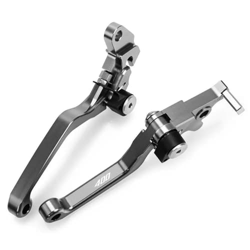 RORVECQ Bremshebel CNC Motorrad Für Suzuki DRZ400S/DRZ400SM 2000-2015 2016 2017 DRZ400 DRZ 400 S SM Motocross Pivot Bremse Kupplung Hebel(GRAU) von RORVECQ