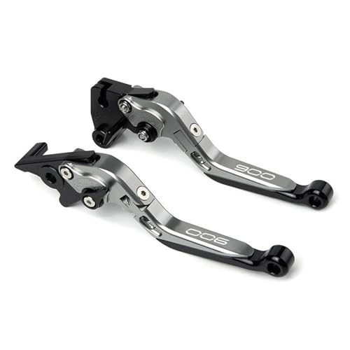RORVECQ Bremshebel Für Kawasaki Z900 Z 900 2017-2022 2023 2024 Motorrad Verstellbarer Zusammenklappbarer Einziehbarer Bremshebel-Kupplungshebel(Titan) von RORVECQ