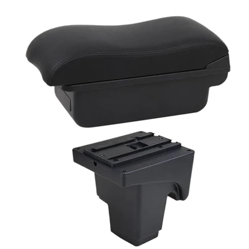 RORVECQ Für Focus 3 Mk3 2011 2012 2013 2014 2015 2016 2017 2018 2019 2020 Auto Armlehnenbox Armstütze Mittelkonsole Aufbewahrung(B2 Schwarze Linie) von RORVECQ