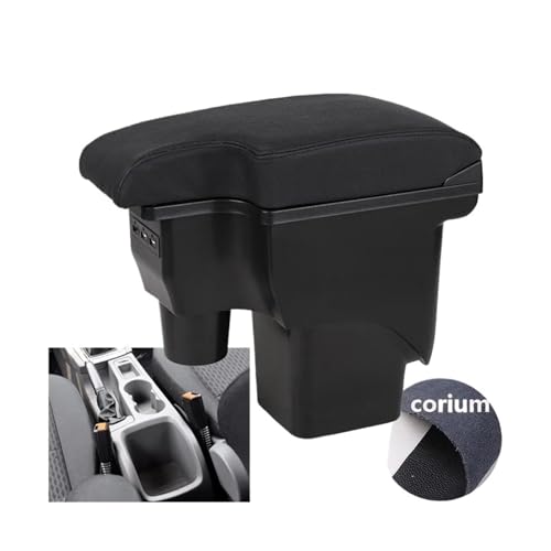 RORVECQ Für Focus Mk2 Auto Armlehne Mittelkonsole Aufbewahrungsbox Leder Unterstützung Innenausstattung(B2 genuine cowhide 3USB) von RORVECQ
