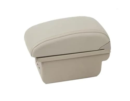 RORVECQ Für Freelander Armlehnenbox Für Frelender 2 2006 2007 2008 2009 2010 2011 2012 Zentrale Aufbewahrungsbox(B1 Beige 3USB) von RORVECQ