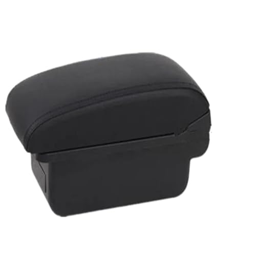 RORVECQ Für Opel Für Corsa F Armlehnenbox Für Opel Für Corsa 2019 2020 2021 2022 2023 2024 Auto Armlehnenbox(A2 schwarze Linie Kein USB) von RORVECQ
