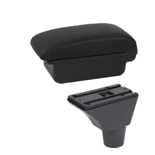 RORVECQ Für Für Sandero Stepway Armaturenbrett-Box Für Dacia Für Für Sandero Für Logan 2 Armaturenbrett-Box Aufbewahrungsbox(B1 Schwarze Linie 3USB) von RORVECQ