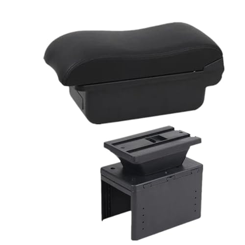 RORVECQ Für TT Armlehne Coupé Für TT Armlehnenbox Mittelkonsole Nachrüstteile Für Den Innenraum(A2 schwarze Linie Kein USB) von RORVECQ