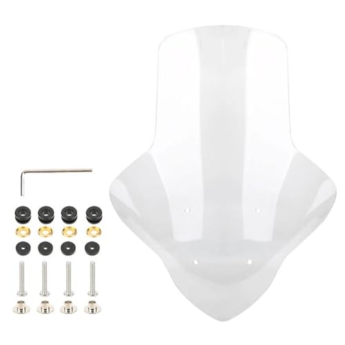 RORVECQ Modifizierte Teile Windabweiser Front Für Y&amaha NMAX155 NMAX 155 2020 2021 2022 2023 2024 Motorrad Windschutzscheibe(Klar) von RORVECQ