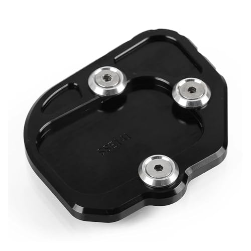 RORVECQ Verlängerungsplatte Für B&MW C400X C400GT C 400X C 400GT 2018 2019 2020 2021 Motorrad-Ständer Seitenständer-Vergrößerungs-Verlängerungspad(SCHWARZ) von RORVECQ