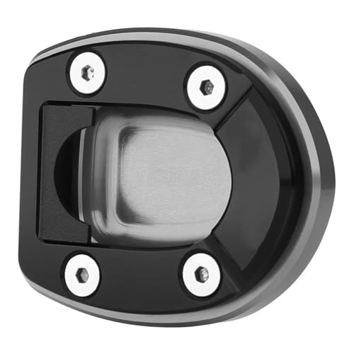 RORVECQ Für GTS300 2023 Für Vespa Gts GTV 300 HPE 2019 2020 2021 2022 Motorrad-Ständerfuß-Seitenständer-Verlängerungsplatte(GRAU) von RORVECQ