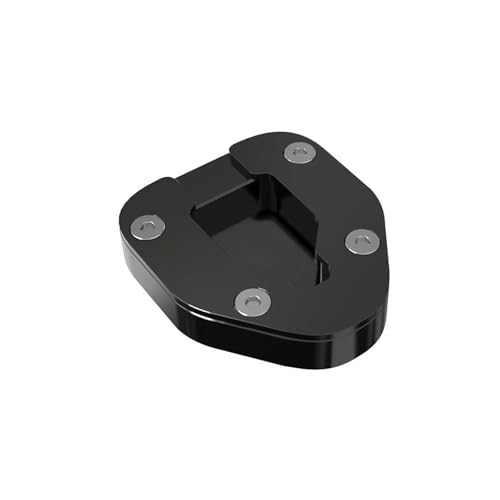 RORVECQ Verlängerungsplatte Für Zero SRF 2019 2020 2021 2022 2023 2024 Motorrad-Ständerfuß-Seitenständer-Verlängerungsplatte SR/F(SCHWARZ) von RORVECQ