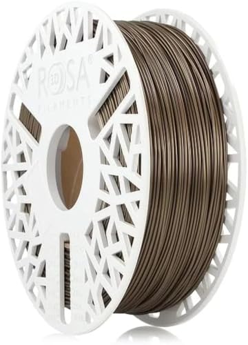 ROSA 3D PET-G Standard High Speed Filament 1.75 mm für 3D Drucker | Druckmaterialien Leicht Glänzend PETG 3D Drucker Filament | 3D Printing Materials | Perlgold Spule 1 kg ROSA 3D PET-G Standard High Speed Filament 1.75 mm für 3D Drucker | Druckmaterialien Leicht Glänzend PETG 3D Drucker Filament | 3D Printing Materials | Perlgold Spule 1 kg von ROSA 3D FILAMENTS