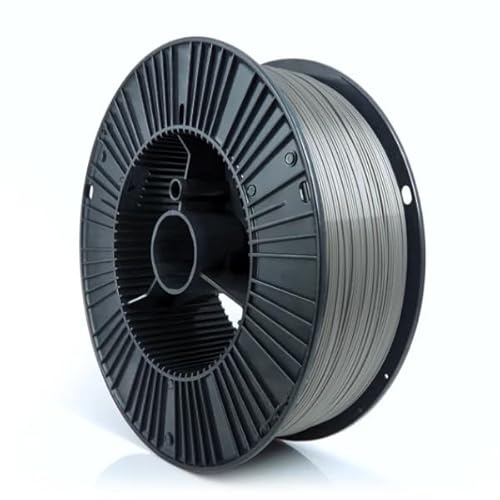 ROSA 3D PET-G Standard High Speed Filament 1.75 mm für 3D Drucker | Druckmaterialien Leicht Glänzend PETG 3D Drucker Filament | Filament 3D Printing Materials | Grau Spule 3 kg von ROSA 3D FILAMENTS