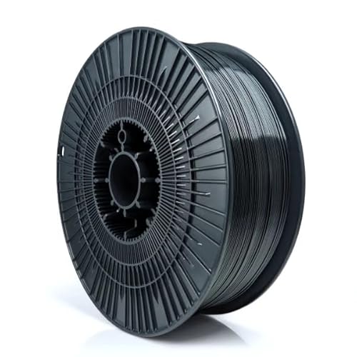 ROSA 3D PET-G Standard High Speed Filament 1.75 mm für 3D Drucker | Druckmaterialien Leicht Glänzend PETG 3D Drucker Filament | 3D Printing Materials | Schwarz Spule 4,5 kg von ROSA 3D FILAMENTS