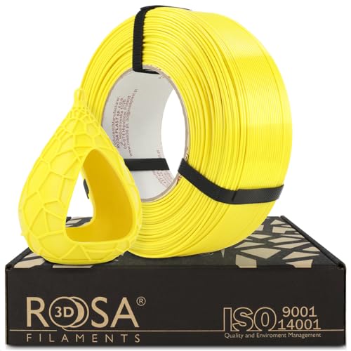 ROSA 3D PET-G Standard High Speed Filament 1.75 mm für 3D Drucker - Druckmaterialien PETG 3D Druckerfilament - 3D Printing Materials - Leuchtend Gelb Refill 1 kg ROSA 3D PET-G Standard High Speed Filament 1.75 mm für 3D Drucker - Druckmaterialien PETG 3D Druckerfilament - 3D Printing Materials - Leuchtend Gelb Refill 1 kg von ROSA 3D FILAMENTS