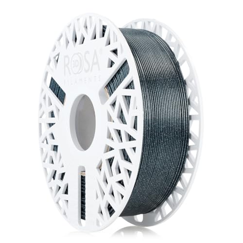 ROSA 3D PET-G Standard High Speed Galaxy Filament 1.75 mm für 3D Drucker - Druckmaterialien Glänzend PETG 3D Druckerfilament - 3D Printing Materials - Marineblau Spule 1 kg von ROSA 3D FILAMENTS