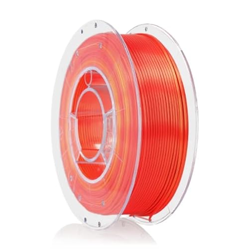 ROSA 3D PLA Multicolour Silk Filament 1.75 mm für 3D Drucker | Druckmaterialien Leicht Glänzend PLA Rainbow 3D Drucker Filament | 3D Printing Materials | Feuer Spule 0,35 kg von ROSA 3D FILAMENTS