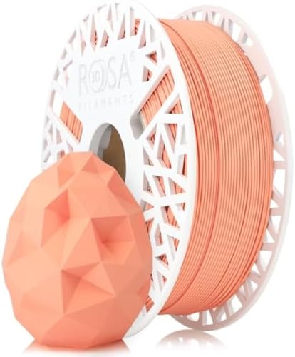 ROSA 3D PLA Pastel Filament 1.75 mm für 3D Drucker | Druckmaterialien Bioabbaubar Leicht Matt PLA 3D Drucker Filament | 3D Printing Materials | Pfirsich Spule 1 kg ROSA 3D PLA Pastel Filament 1.75 mm für 3D Drucker | Druckmaterialien Bioabbaubar Leicht Matt PLA 3D Drucker Filament | 3D Printing Materials | Pfirsich Spule 1 kg von ROSA 3D FILAMENTS
