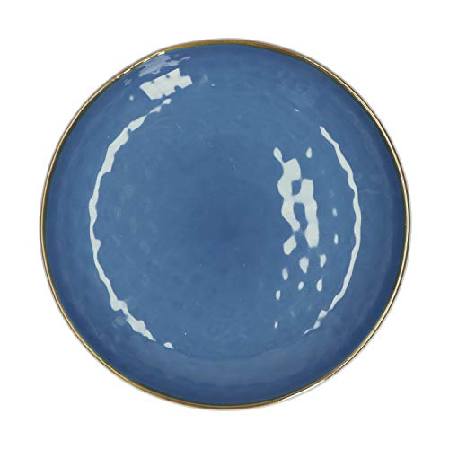 Rose & Tulipani - Gourmet Bowl Set mit 1 Stück - Linie Konzert Blau AVO, Stoneware - Küchenschüsseln - Stoneware - 30 x 4,5 cm von ROSE & TULIPANI MILANO