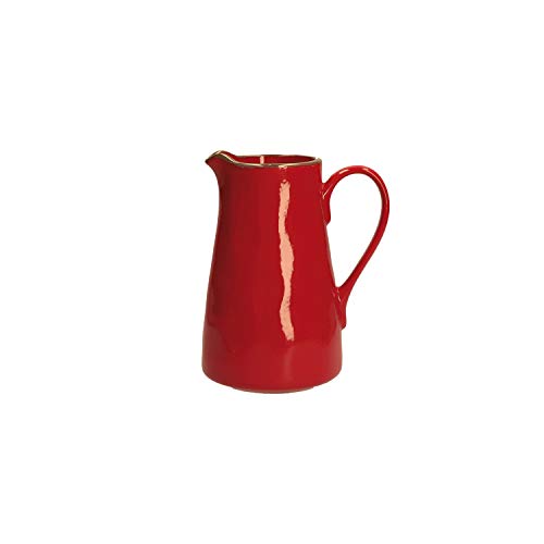 Rose & Tulipani – Krug 600 cc, Feuerrot, Kücheneinrichtung, Konzert, Farben, Geschenkidee – Steineware – 0,6 cc; 12 x 15,5 cm von ROSE & TULIPANI MILANO