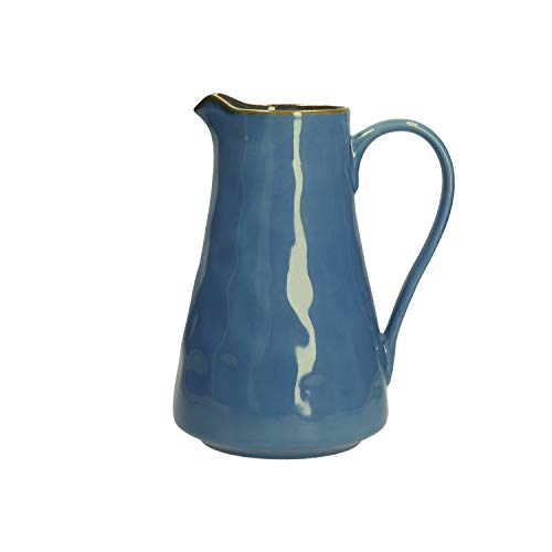 Rose & Tulipani – Krug Blau 1700 cc – Möbel für Haus, Küche – Linie Konzert von Farben – Schalen Küche – Stoneware – 1,7 CC; 16,5 x 23 cm von ROSE & TULIPANI MILANO