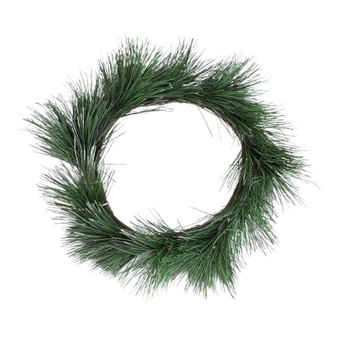 ROSEEONNE 2 stücke Kerze Kranz mit Künstliche Beeren Schneebedeckten Kiefer Nadeln Weihnachten Ornamente Weihnachten Hochzeit Tisch Dinner-Party Dekoration(D) von ROSEEONNE
