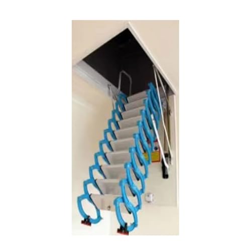 ROSEEONNE Electric Loft Telescopic Ladder Decke Loft Leiter unsichtbar verdickte Faltleiter Vollautomatisch Klappstift Home -Gebrauch von ROSEEONNE