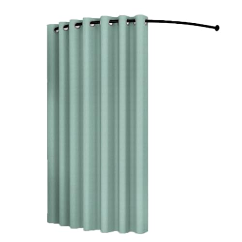 ROSEEONNE umkleidekabine mobil C-förmige Stange Einfache Umkleidekabine Tragbare Temporäre Mobile Umkleidekabine Geeignet Compatible with Bekleidungsgeschäfte Büros umkleidekabine(Cyan,90cm) von ROSEEONNE