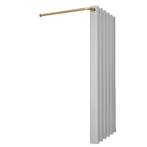 ROSEEONNE umkleidekabine mobil L-förmige Stangen-Umkleidekabine temporäre einfache Umkleidekabine Sichtschutz Compatible with Bekleidungsgeschäfte Einkaufszentren umkleidekabine(Grey,100cm) von ROSEEONNE