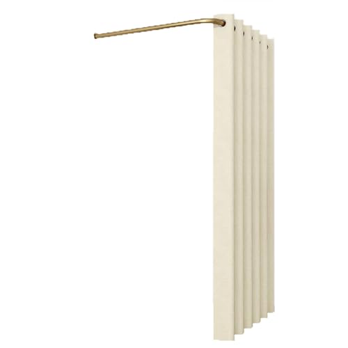 ROSEEONNE umkleidekabine mobil L-förmige Stangen-Umkleidekabine temporäre einfache Umkleidekabine Sichtschutz Compatible with Bekleidungsgeschäfte Einkaufszentren umkleidekabine(Ivory White,80cm) von ROSEEONNE